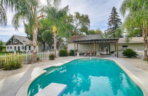 Glenn County House | Quiet Home Near Sacramento River Deck and Fire Pit