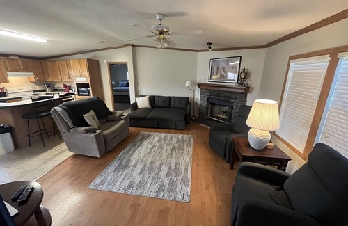 King House | Quiet., Large home on 2 acre estate that can host large groups close to town.