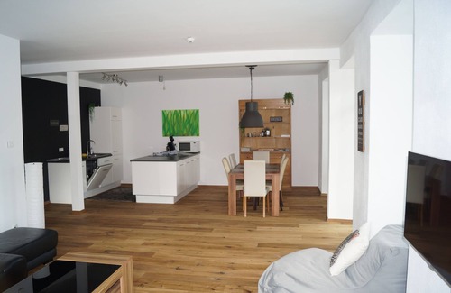 Villingen-Schwenningen Apartment | Quiet LOFT STYLE Apartment 5 * in old town with 42m terrace