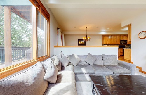 Edwards House | Quiet mountain retreat with deck, fireplace, central AC, & W/D - near ski lifts