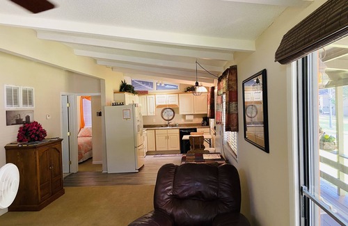 Sunrise Beach House | Quiet neighborhood, 2 Bedroom house, Lake front with dock, close to town
