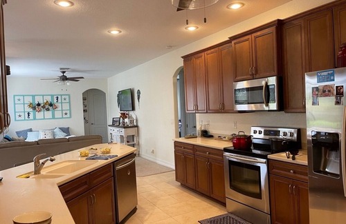Rotonda Lakes House | Quiet neighborhood and heated pool. 4 bedroom, three bathroom home.