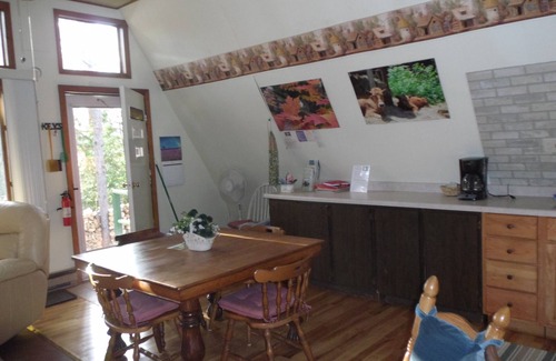 Mountain House | Quiet Pine Getaway, small lake behind, near ATV/Snowmobile trails
