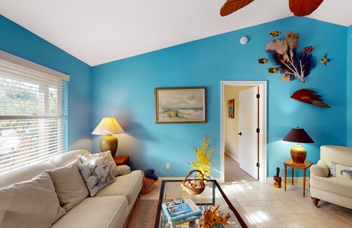 Sebastian Highlands House | Quiet tropical haven with children's items, covered patio, grill, smart TV, & AC