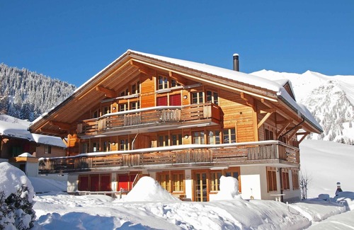 Adelboden Apartment | Quietly located vacation apartment with beautiful mountain views.