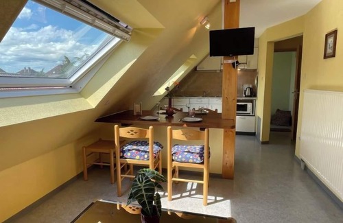Marckolsheim Apartment | Résidence jaune et rose by Interhome