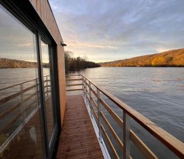 Lavacourt Boat Rental | Rêve Sur Eau - Terrasse - Bain De Soleil
