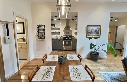 Moberly Apartment | R&R Guest House- Renovated Downtown Gem, Patio