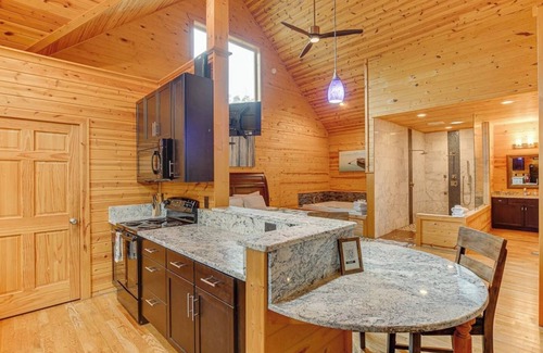 Cleveland Cabin | Radiance-Luxury Private Cabin w Infrared Sauna and 6 ft. 2 Person Jacuzzi Spa
