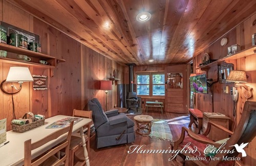Ruidoso Cabin | Rainbow Oaks 'Free from Disturbance' a quiet haven on 3 acres and PET FRIENDLY