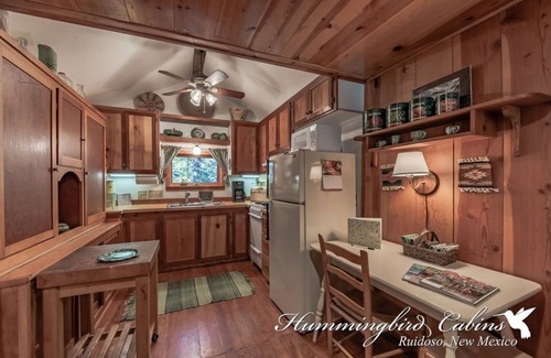 Ruidoso Cabin | Rainbow Oaks 'Free from Disturbance' a quiet haven on 3 acres and PET FRIENDLY