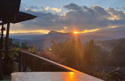 Doi Lo Ski Chalet | Rakkhao inthanon River sunset view