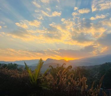 Doi Lo Ski Chalet | Rakkhao inthanon River sunset view