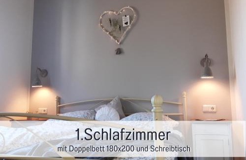 Steinberg Apartment | RamosHansenHof Fewo Nordlicht 6 Personen Hund inklusiv