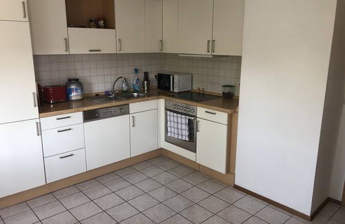 Ramstein-Miesenbach House | Ramstein Room with private bathroom, shared kitchen and living room/balcony