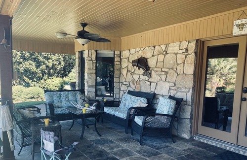 Alvarado House | Ranch House with Game Room, 2 Pools, Sand Volleyball, and Horseshoes