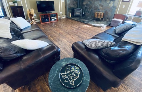 Alvarado House | Ranch House with Game Room, 2 Pools, Sand Volleyball, and Horseshoes