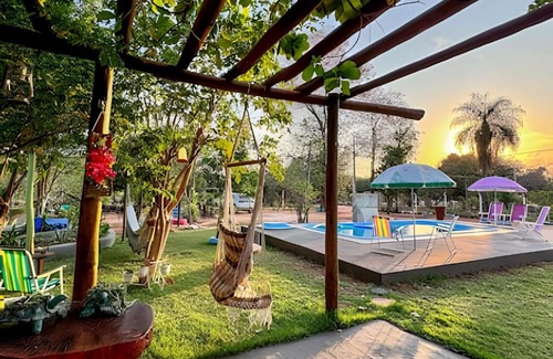 Aquidauana House | Rancho com piscina e vista para o Paxixi