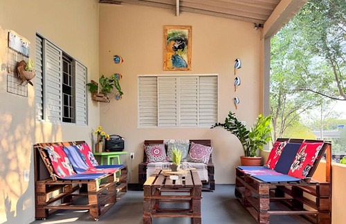 Aquidauana House | Rancho com piscina e vista para o Paxixi