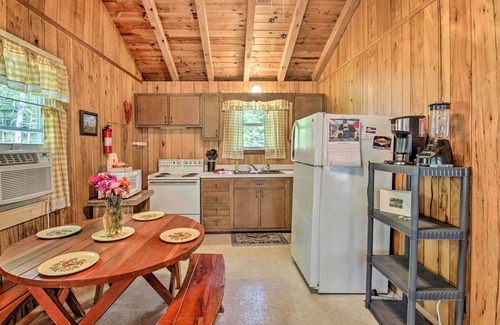 Raymond Cabin | Raymond Getaway w/Private Beach & Boat Dock!