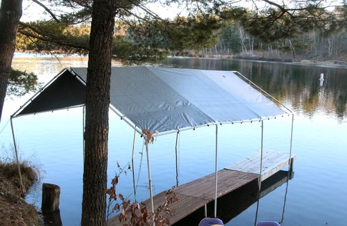 Solon Springs Cabin | Real log cabin on Eau Claire Lakes Chain near Hayward, WI