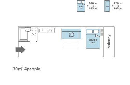 Hakata Ekimae Apartment | Realisation INN Hakata Ekimae