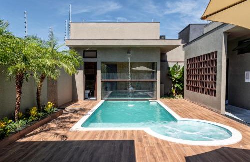 Olimpia House | Recanto Oásis - 3 Suítes, Piscina Aquecida com Sauna