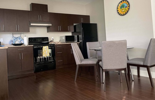 Surrey House | Recently finished clean and bright Family Suite