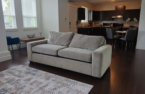 Surrey House | Recently finished clean and bright Family Suite