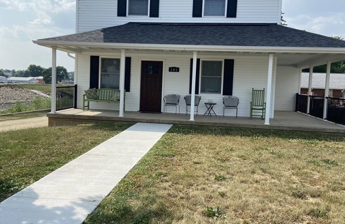 Cascade House | Recently renovated 2-story 3 bedroom house next to river & falls in Cascade, IA