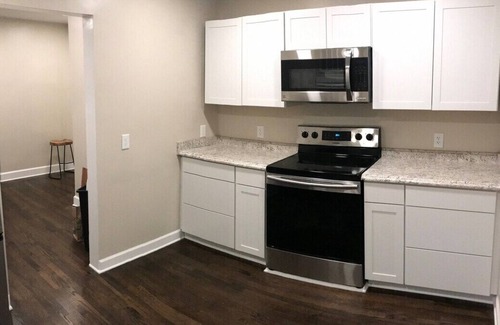 Durham House | Recently renovated three-bed, one-bath home with modern, clean, comfortable furnishings
