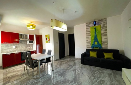 Swieqi Apartment | Red 1: One-Bedroom Apartment in St. Julian's