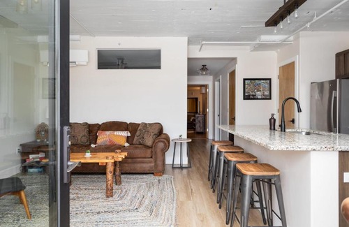 Traverse City House | Red Drive at the Elegant Grand Traverse Commons