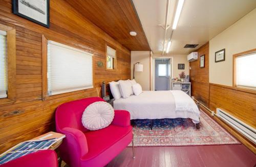 Adrian Furnace Apartment | Red NY Central, Converted Railcar in DuBois!