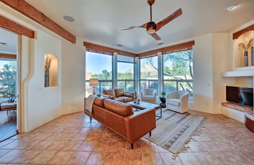 West Sedona House | Red Rock Mtn View and Fire Pit Central Sedona Home!