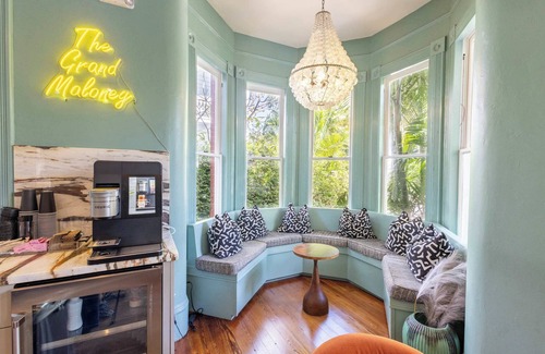 Historic Seaport Apartment | Red Room at the Grand Maloney