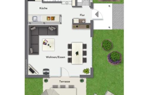 Redewisch Apartment | Redewisch Lee und Luv Ferienwohnung Lee