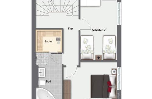 Redewisch Apartment | Redewisch Lee und Luv Ferienwohnung Lee