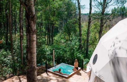 Central Alberta House | Refuge Bay Aer XL Dome - Luxury Off Grid Escape