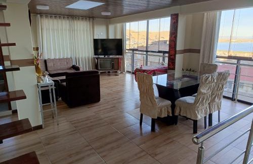 Lake Titicaca - Puno Apartment | REFUGIO PANORAMICO EN PUNO 3 Niveles con Vista al Lago Titicaca y la Ciudad
