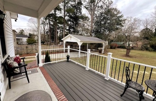 Snow Hill House | Relax after a family or sporting event, enjoying the backyard or the fireplace.