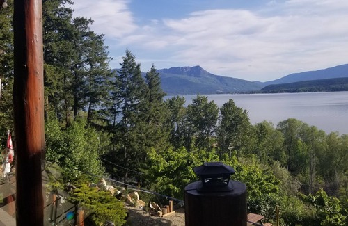 Tappen House | Relax and Enjoy a LOG HOME EXPERIENCE with Extraordinary lake and mountain views