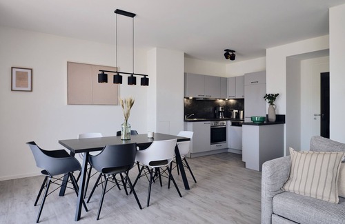 Zirchow Apartment | Relax at Pine Hill Resort: modern maisonette apartment A 11 with a view of the lagoon