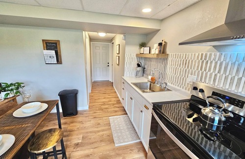 Custer Apartment | Relax at Ridgeview- Basement 1 bed apt, KING bed, PRIVATE patio, FREE CSP pass