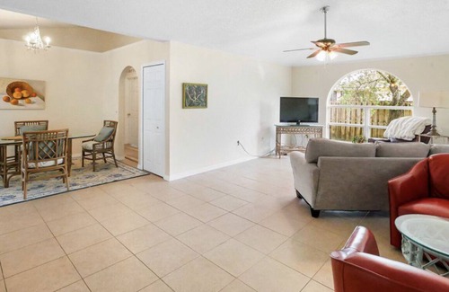 Vero Beach House | Relax at the pool and beach and rental boat available close by