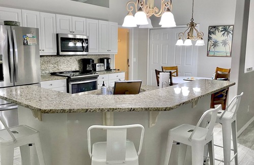Burnt Store House | Relax! Canal Home, Sunsets, Heated Pool, Lanai with TV, Boat Dock, Gulf Access