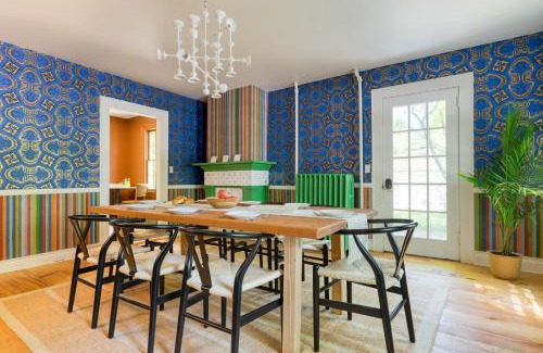 Town of Marbletown House | Relax in Style at Historic Modern on Main with Modern Amenities Wooded Views
