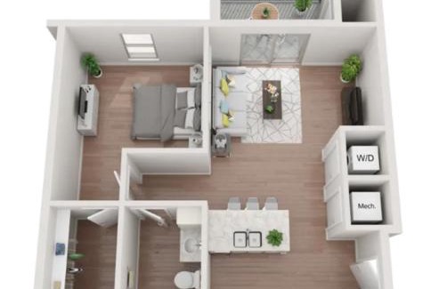 Rogers Apartment | Relax In Style Cozy 1br W Pool, Gym & Free "p"