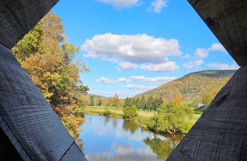 Delhi House | Relax in the beautiful Catskills near a Historic Covered Bridge!
