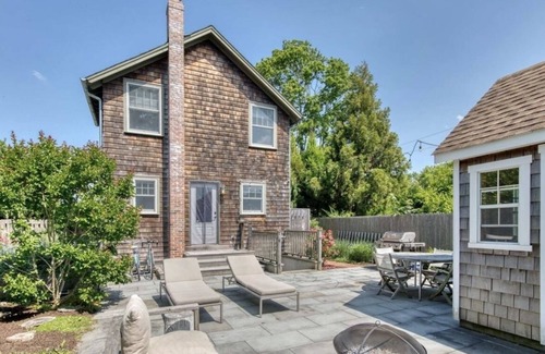 Pipes Cove House | Relax in this light-filled home, steps from the beach and a short walk to town!